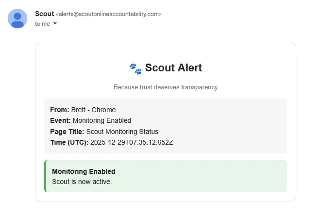 Screenshot 2 of Scout - Online Accountability