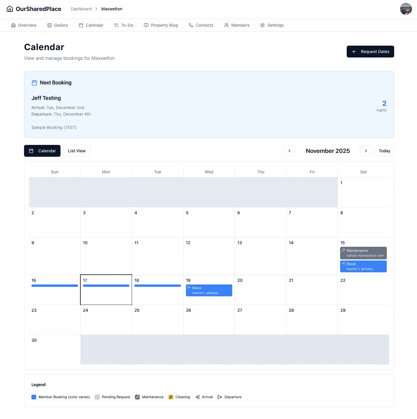 Screenshot 3 of OurSharedPlace