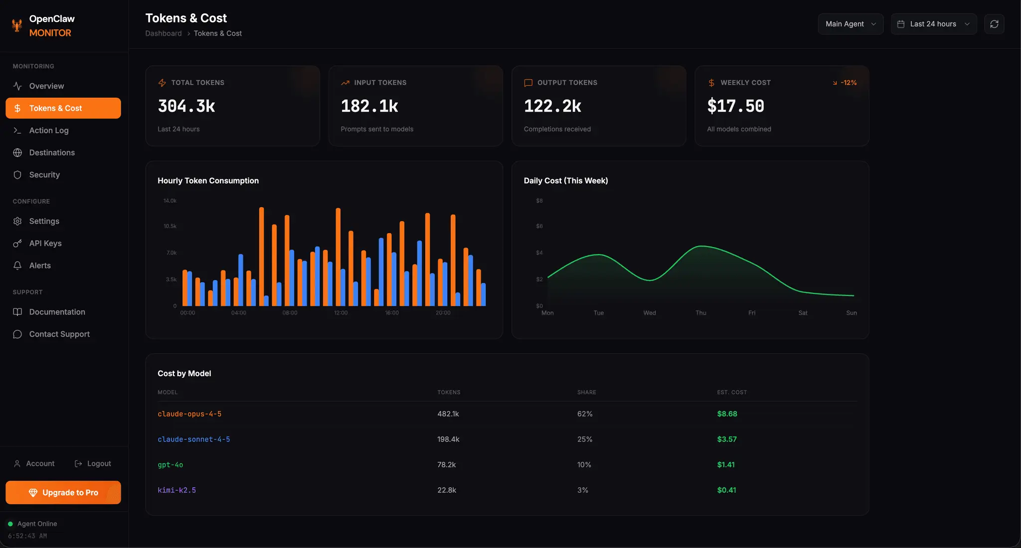 Screenshot 3 of Clawwatcher