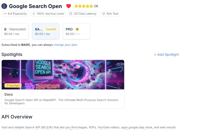 Screenshot 2 of Google Search Open API