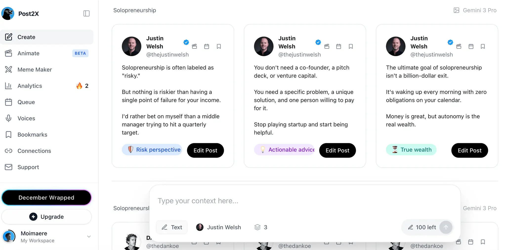 Screenshot 1 of Post2X