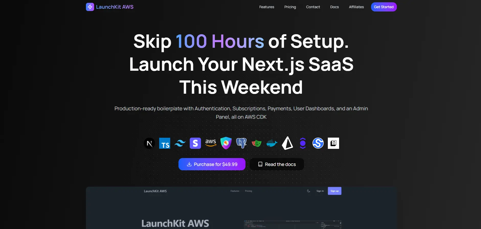 Screenshot 1 of LaunchKit AWS