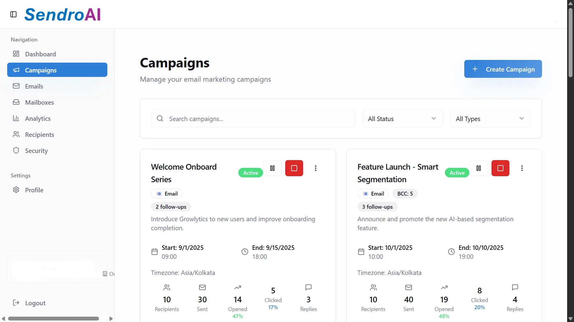 Screenshot 5 of SendroAI