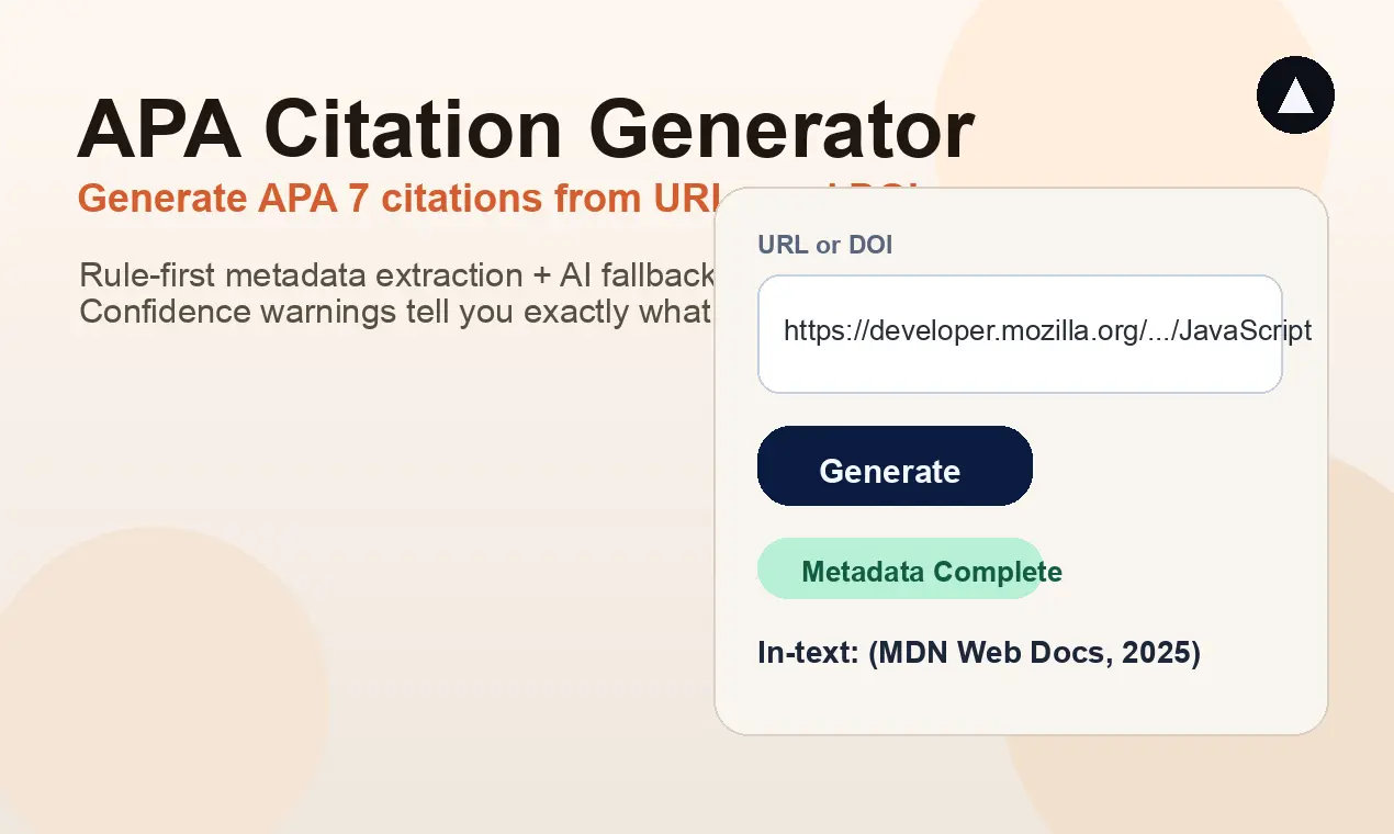 Screenshot 2 of APA Citation Generator Online