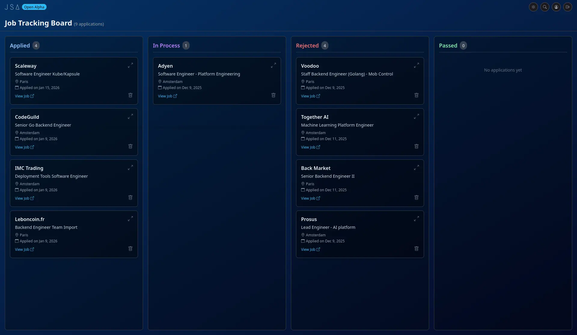 Screenshot 4 of Job Search Assistant