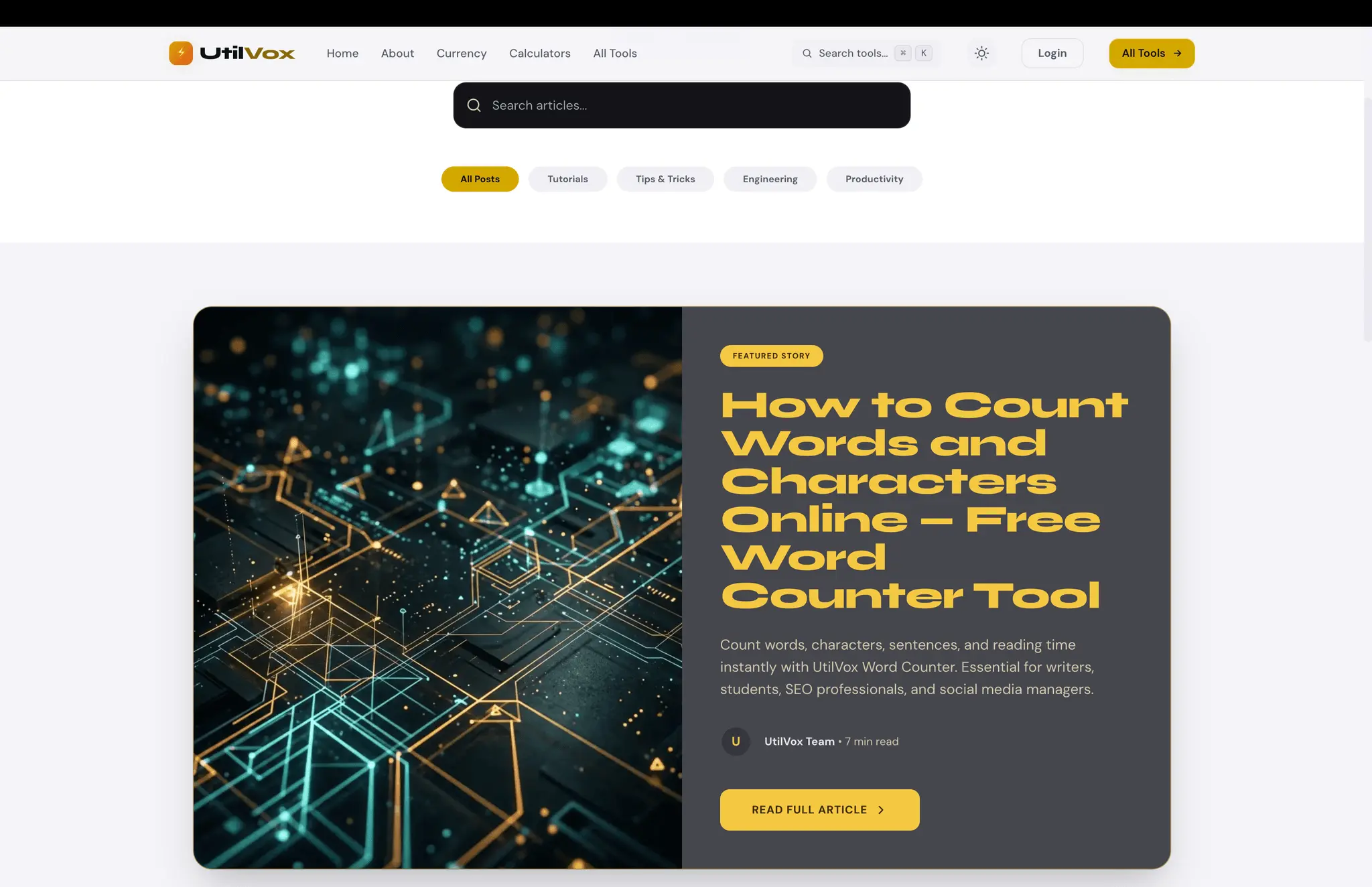 Screenshot 1 of UtilVox