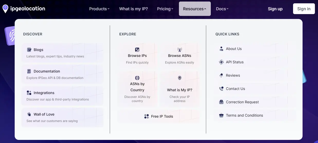 Screenshot 2 of IPGeolocation.io