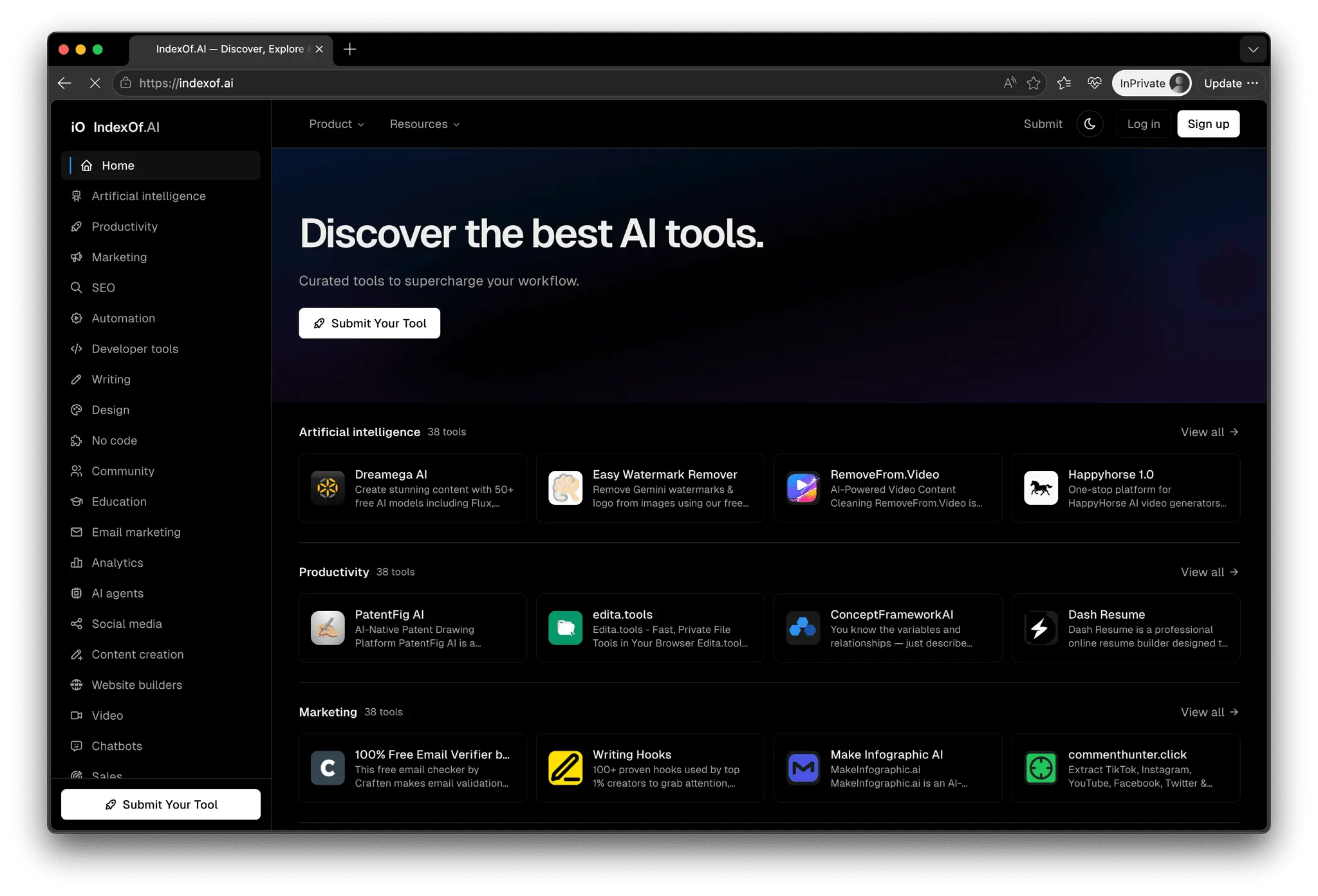 Screenshot 2 of IndexOf.AI