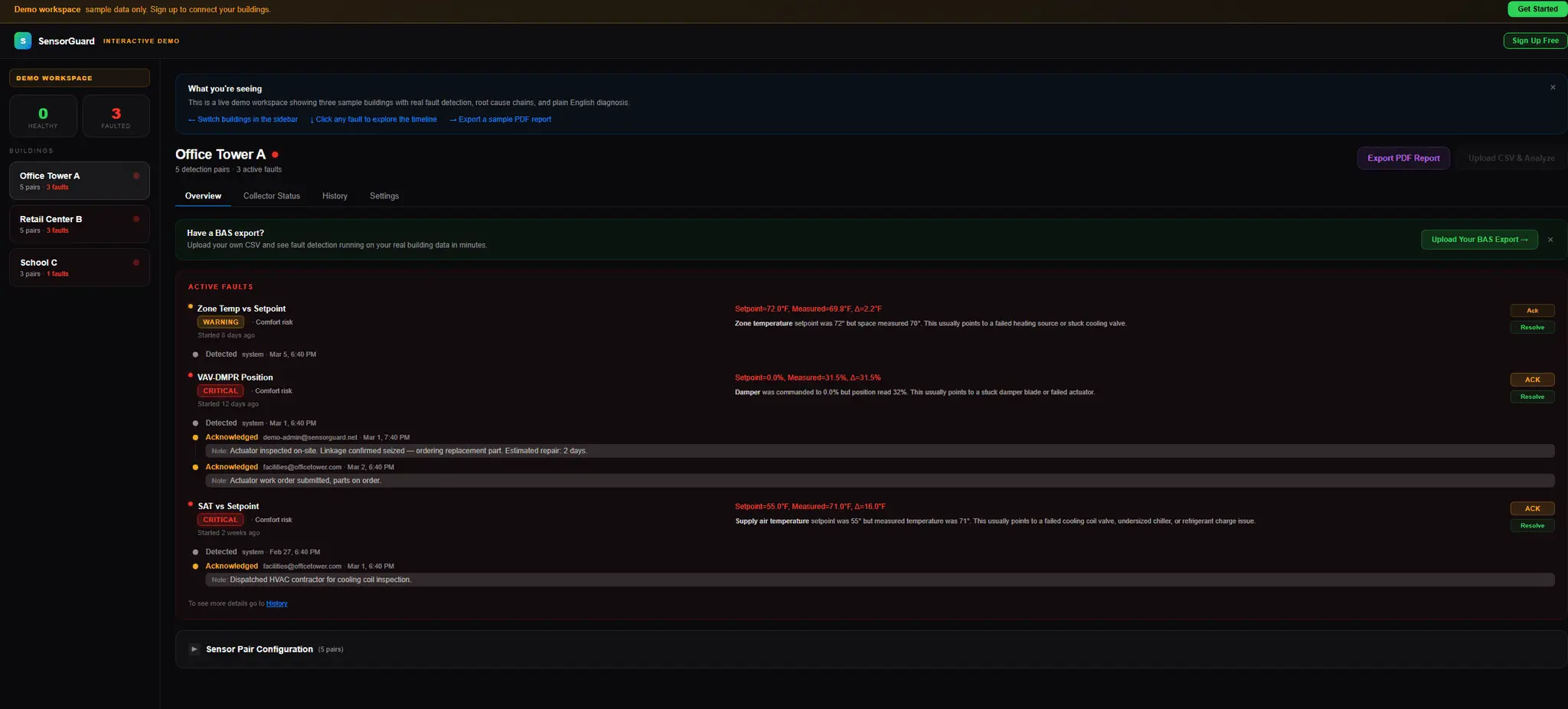 Screenshot 2 of Sensor-Guard