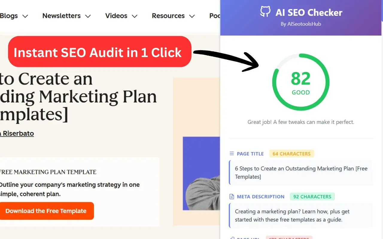 Screenshot 3 of AI SEO Checker