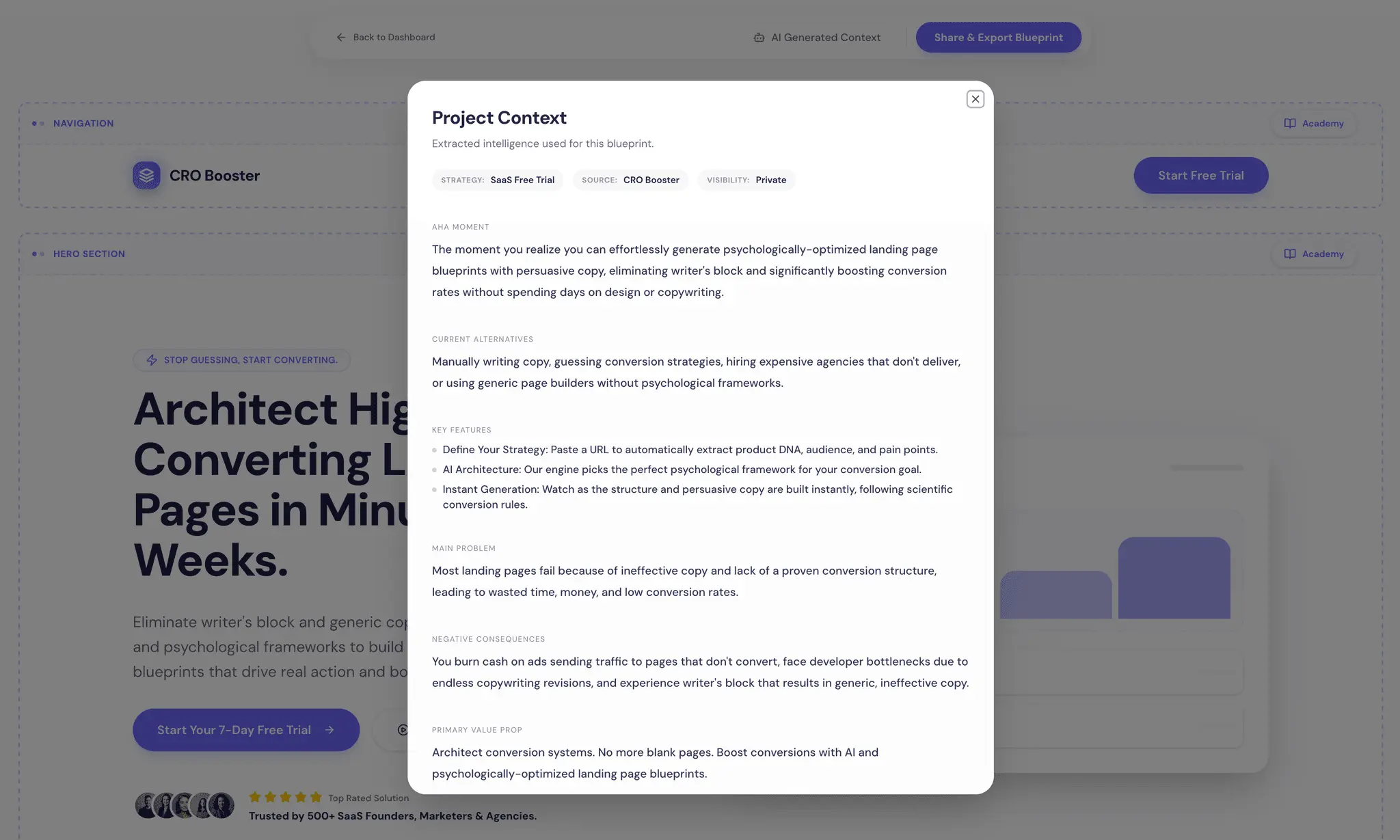 Screenshot 5 of AI Landing Page Generator