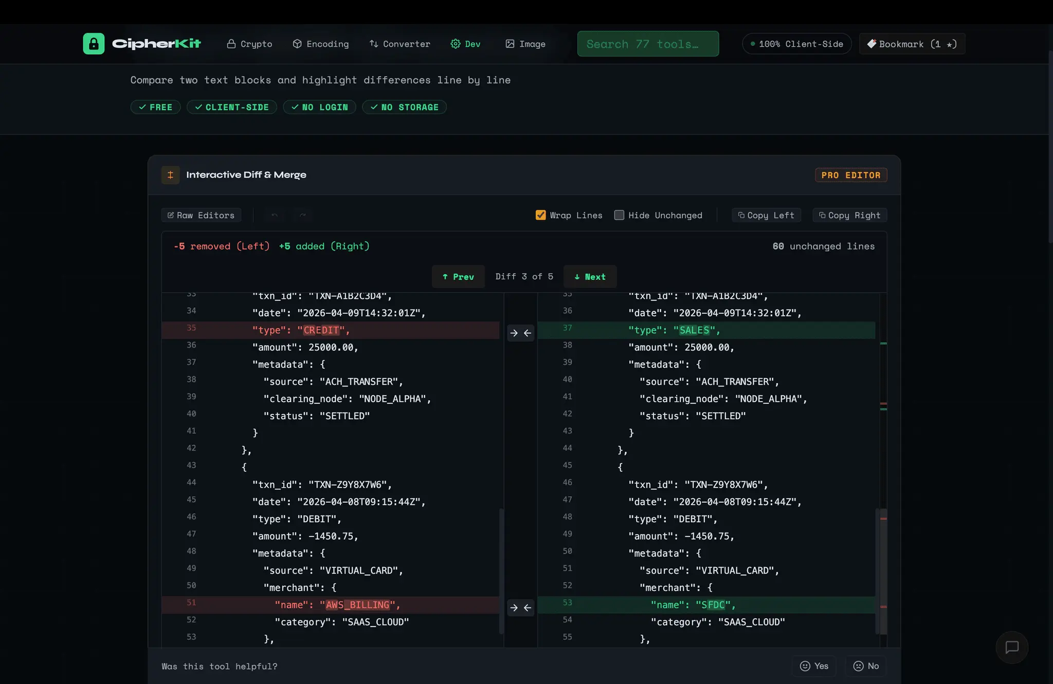 Screenshot 1 of CipherKit
