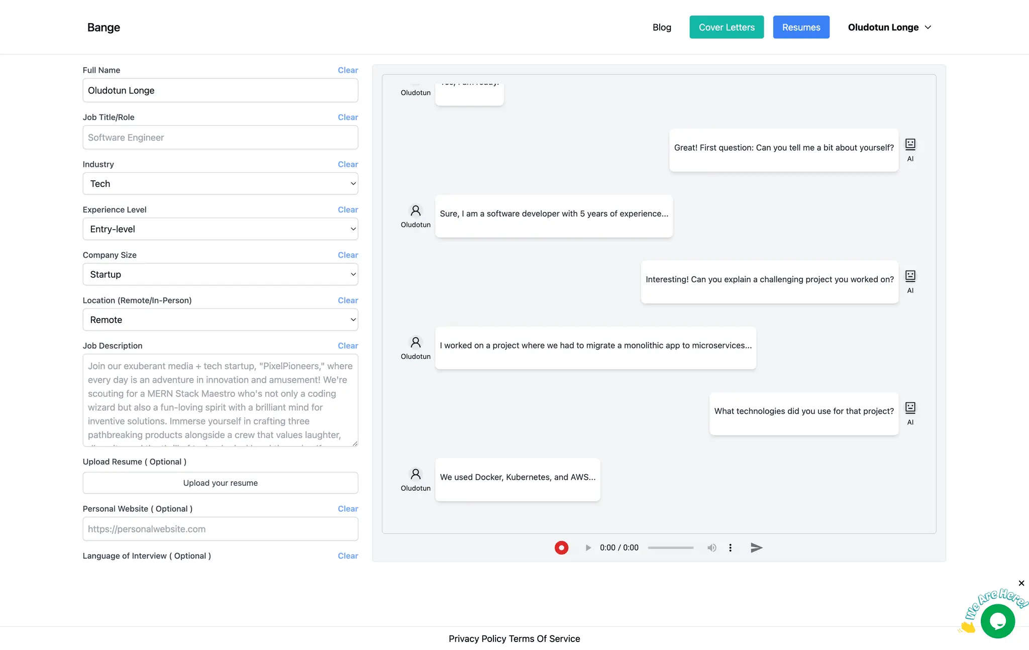 Screenshot 4 of Bange.io - Empower Your Job Applications