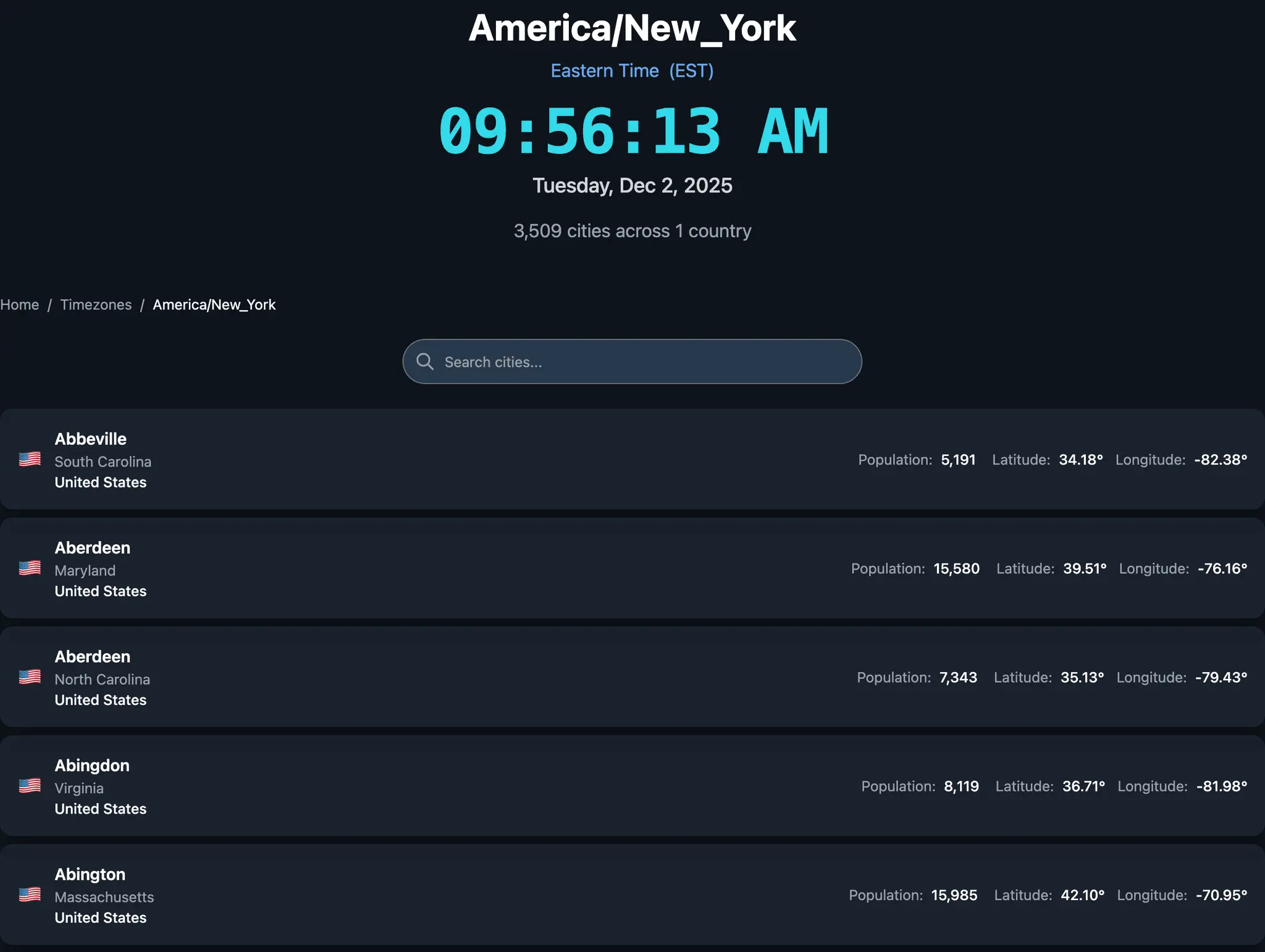 Screenshot 4 of Time Zone Converter & World Clock | Free