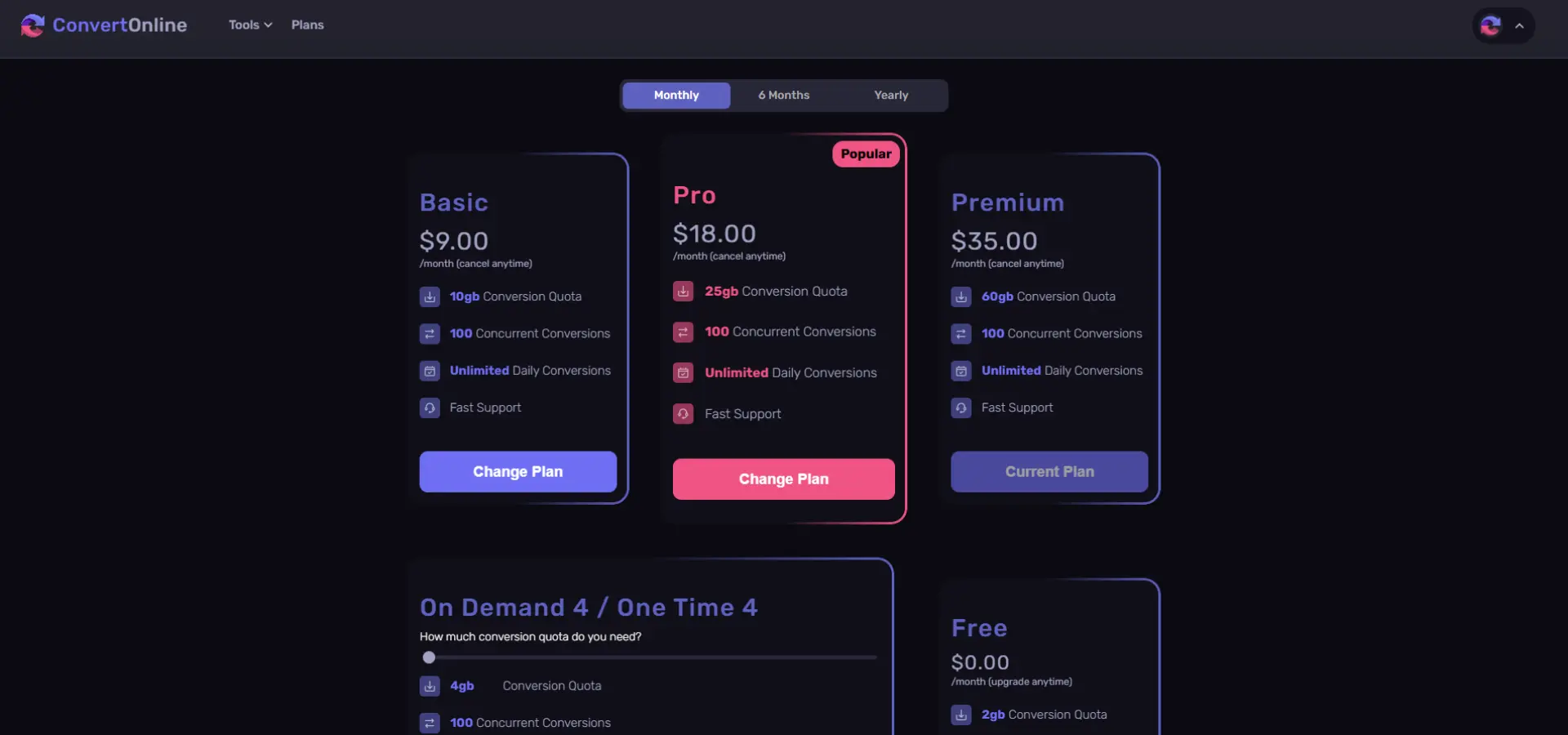 Screenshot 2 of ConvertOnline
