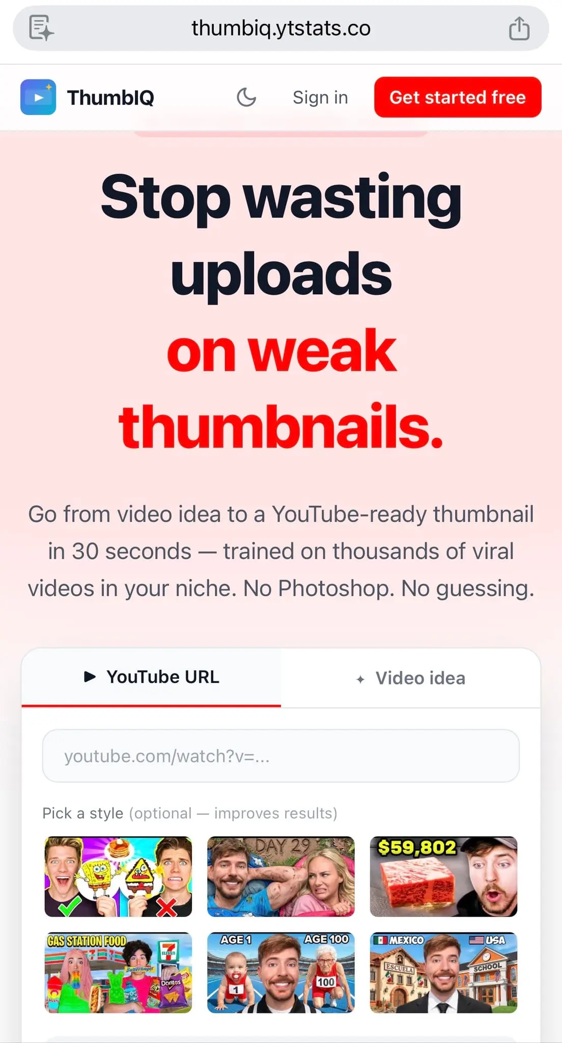 Screenshot 1 of ThumbIQ