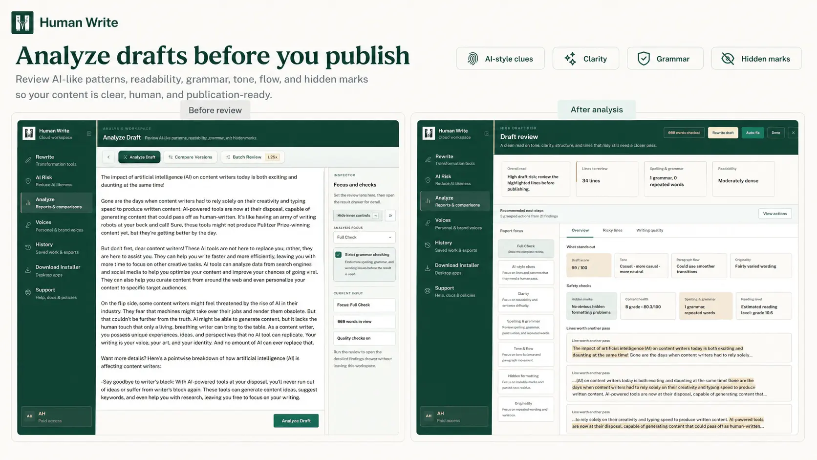 Screenshot 3 of Human Write