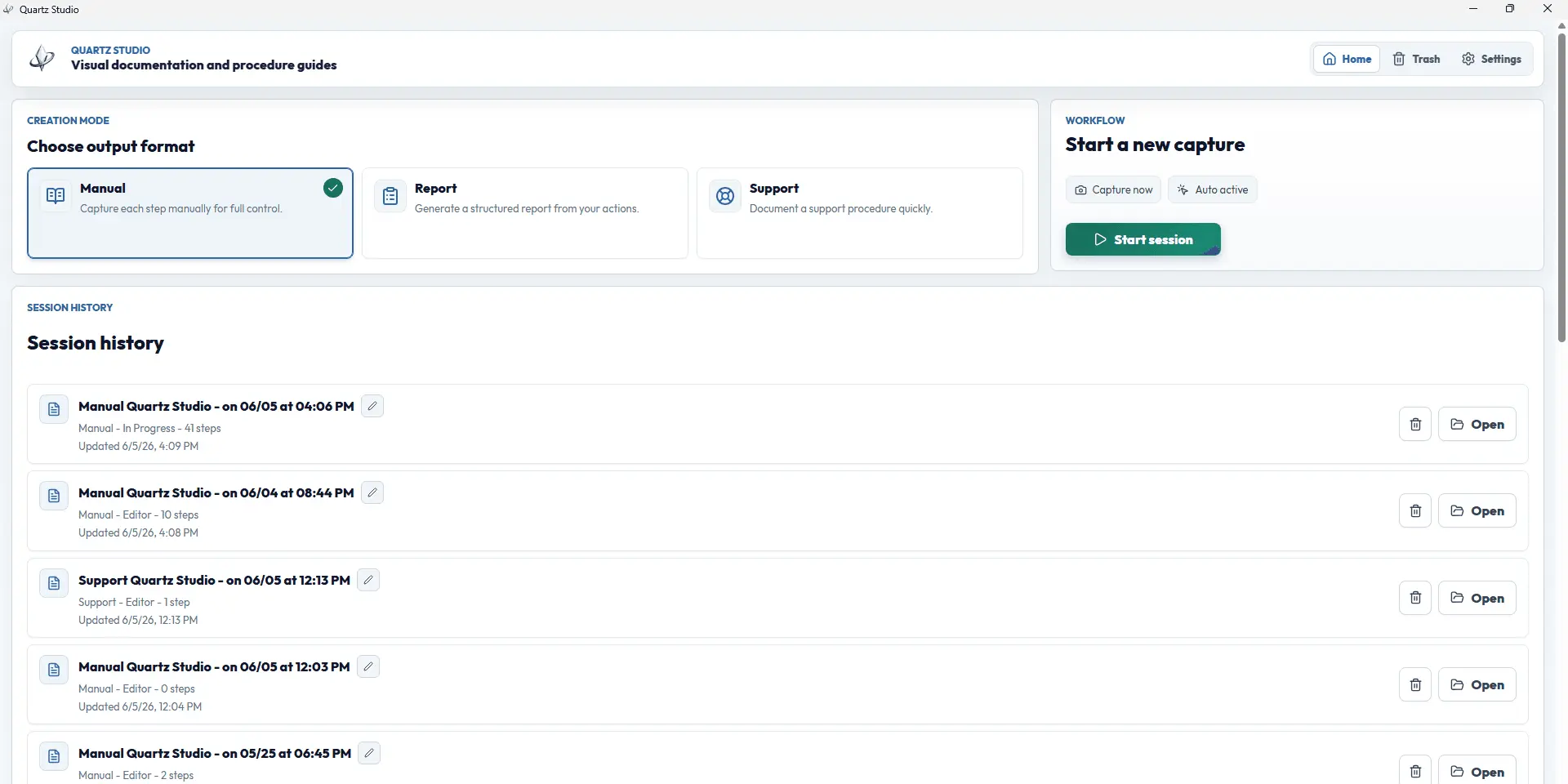 Screenshot 1 of Quartz Studio