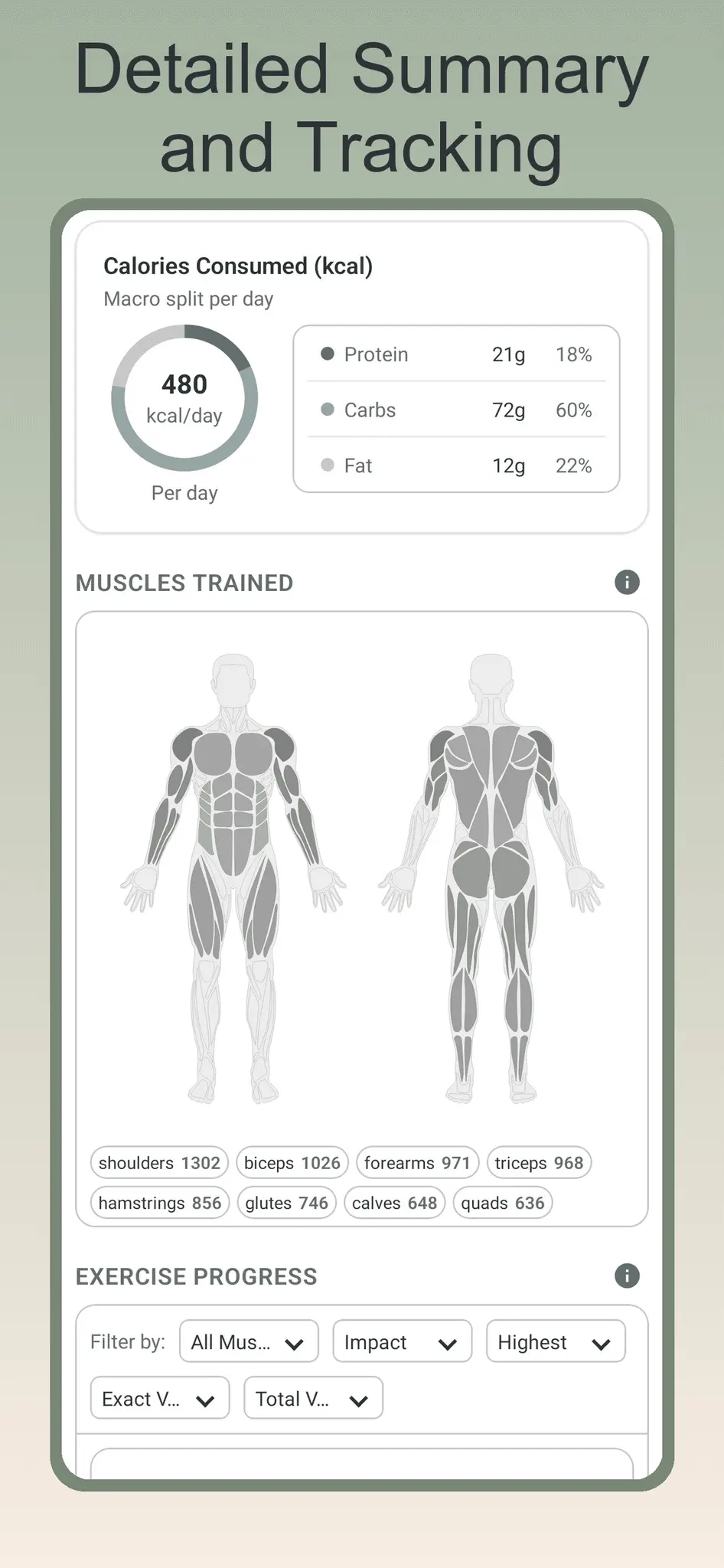 Screenshot 4 of Caloriva: AI Calorie & Gym Tracker