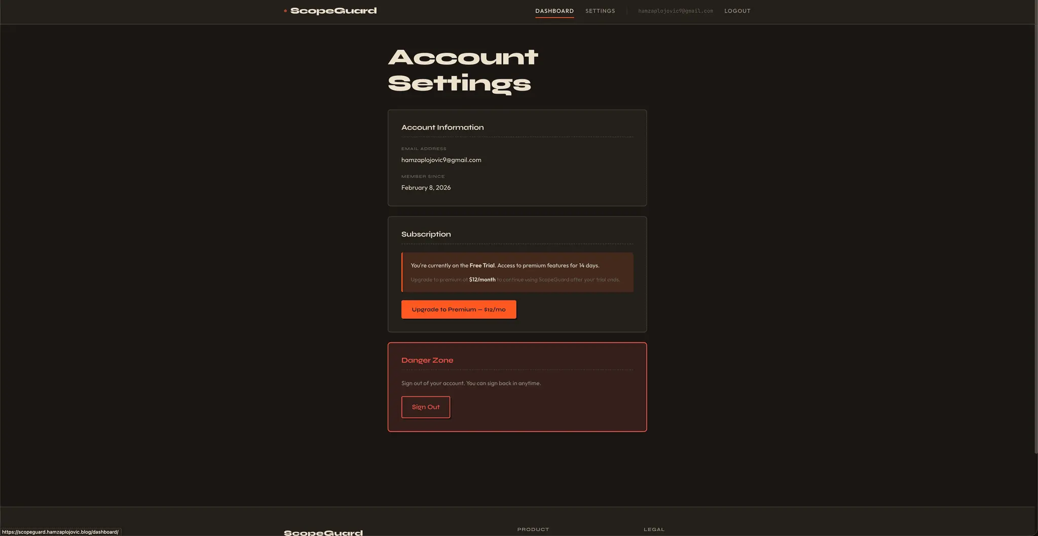 Screenshot 5 of ScopeGuard