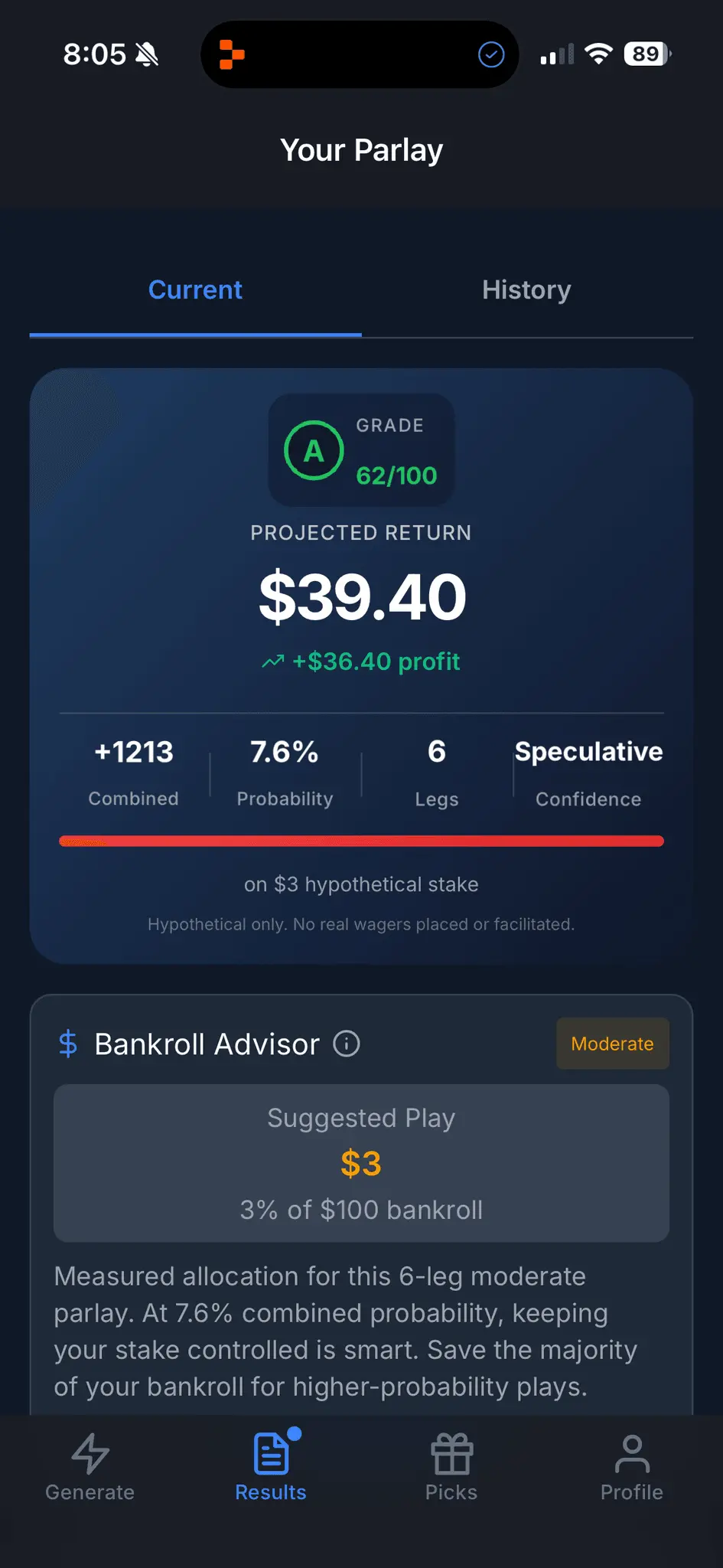 Screenshot 6 of Parlay Pilot