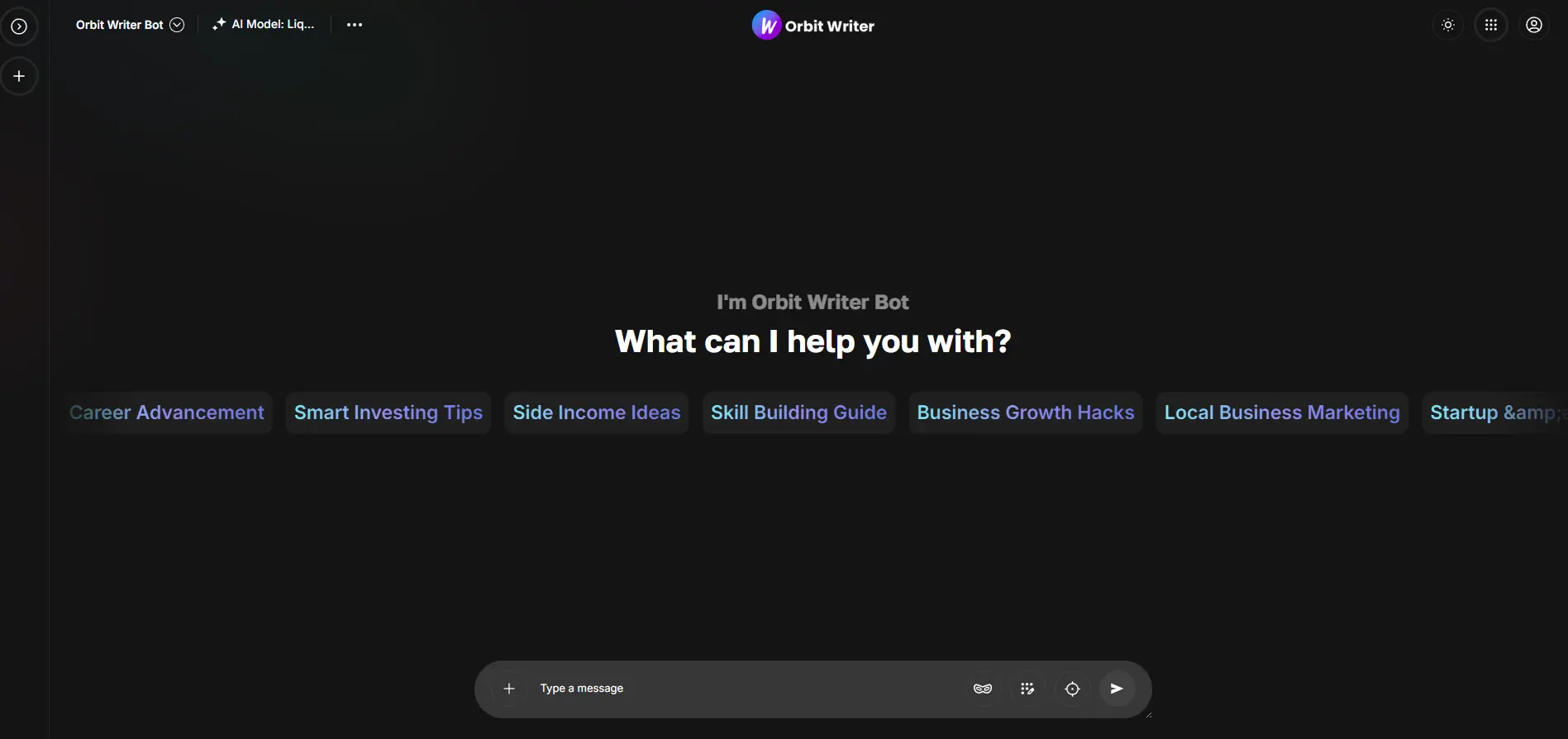 Screenshot 2 of Orbit Writer