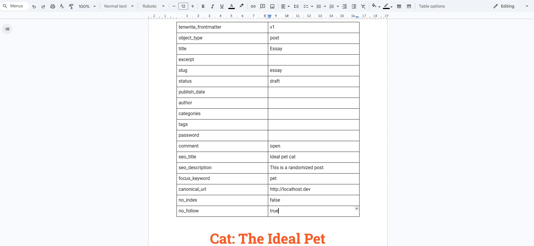 Screenshot 2 of Tenwrite