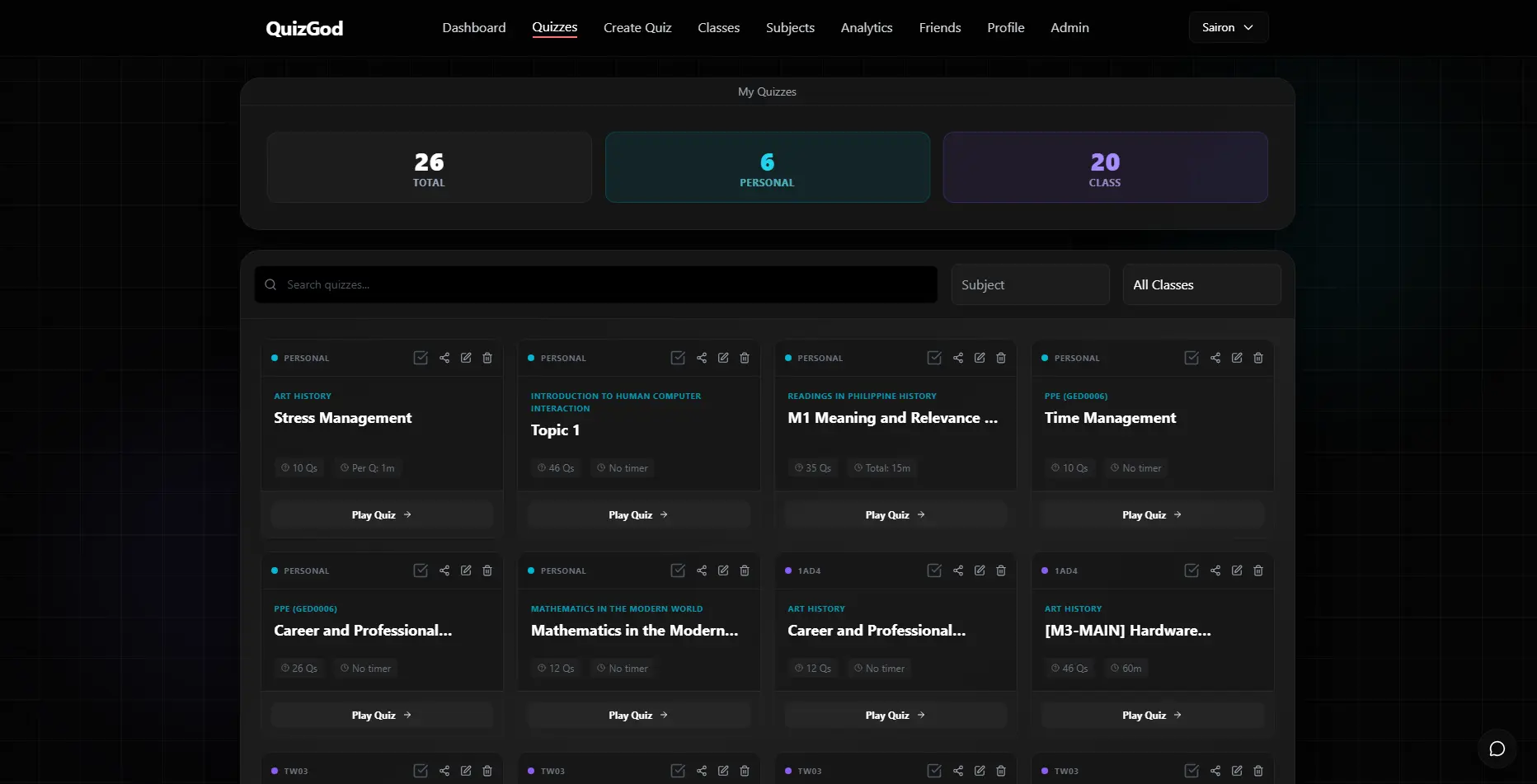 Screenshot 2 of QuizGod