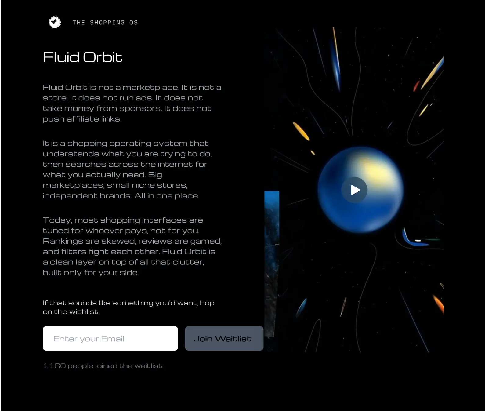 Screenshot 1 of Fluid Orbit