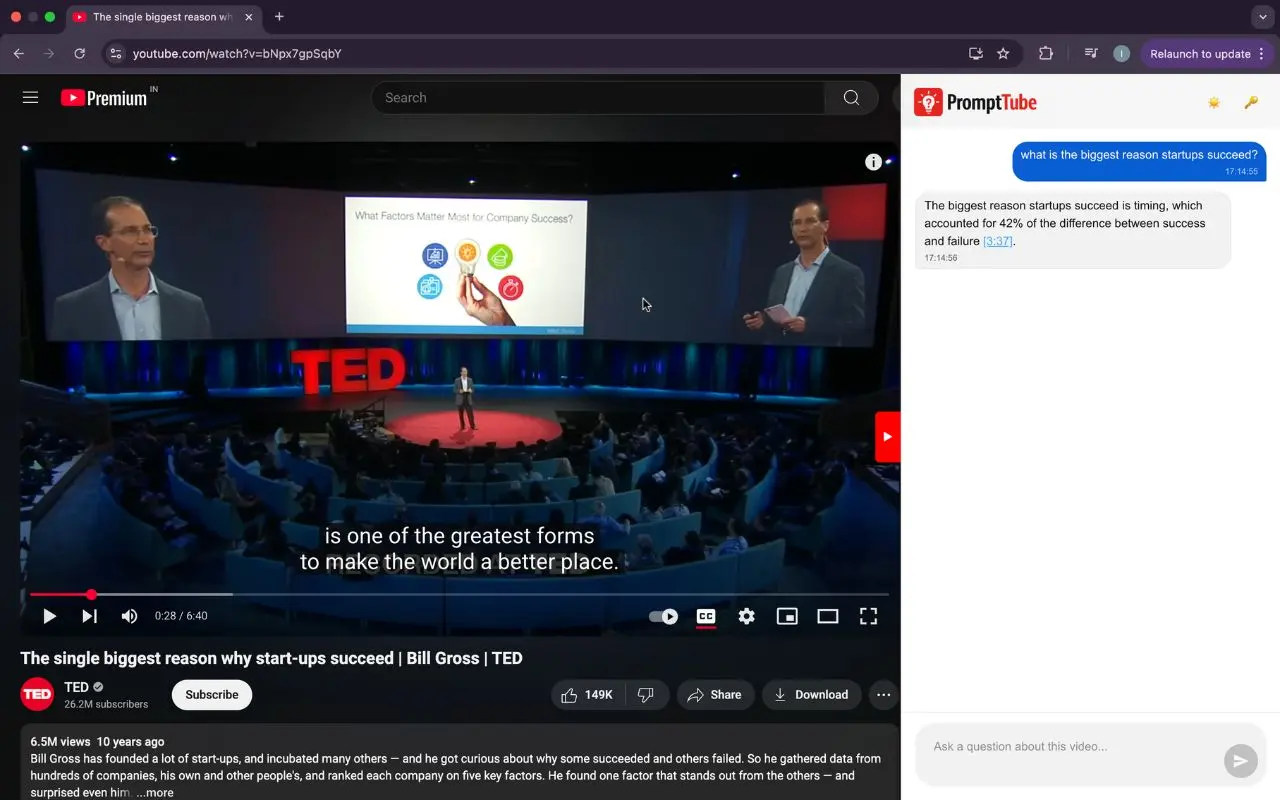 Screenshot 2 of PromptTube