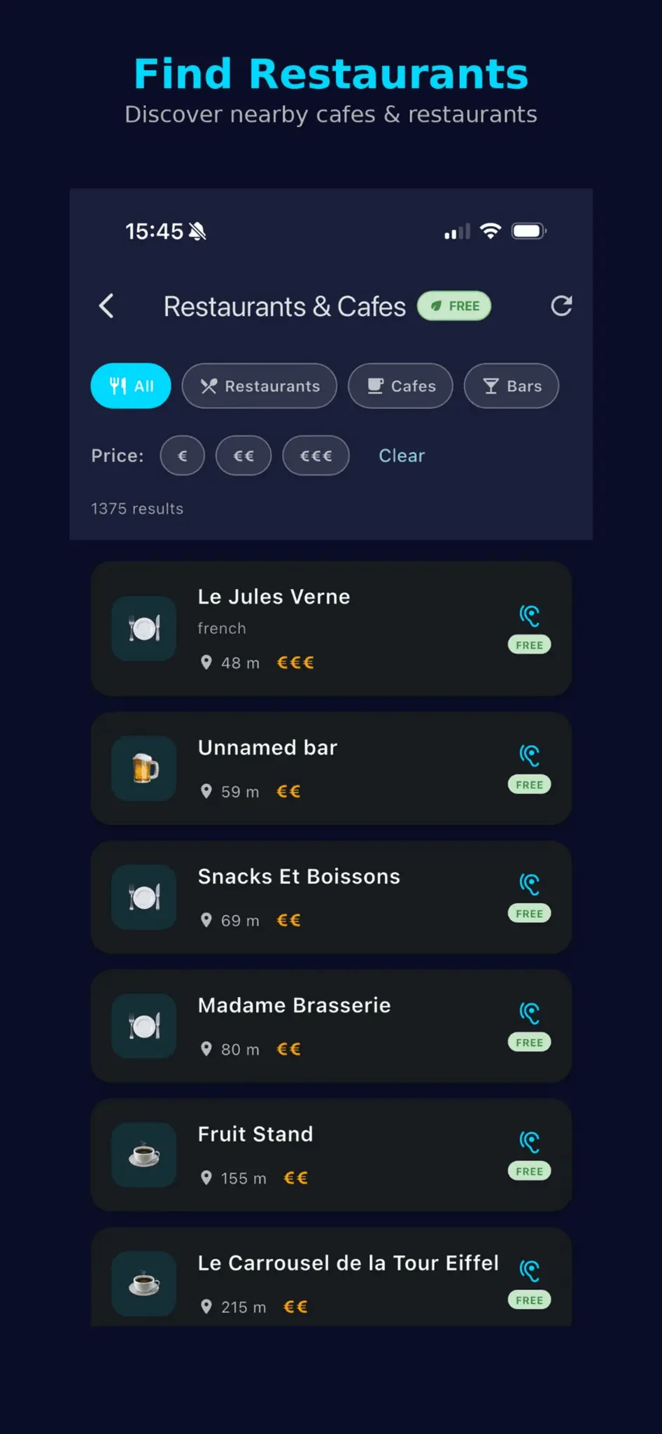 Screenshot 1 of AI Tourmate