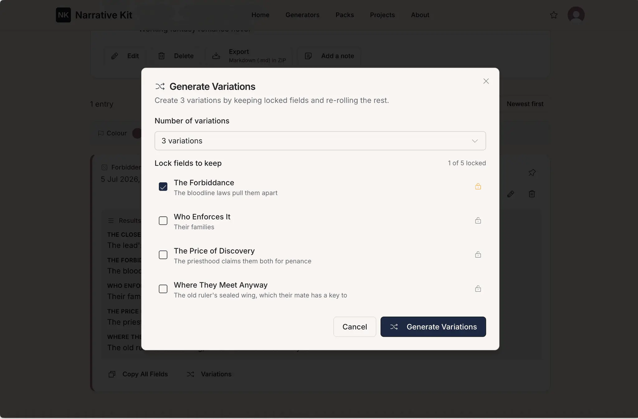Screenshot 6 of Narrative Kit
