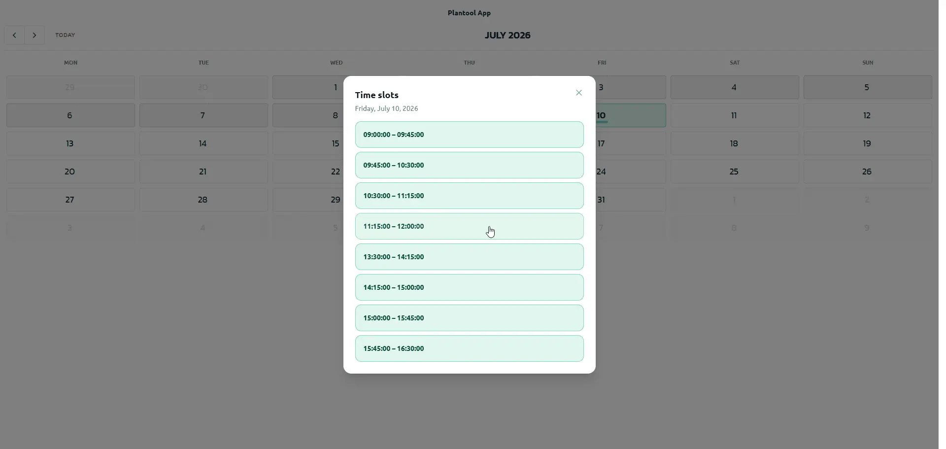 Screenshot 4 of Plantool App