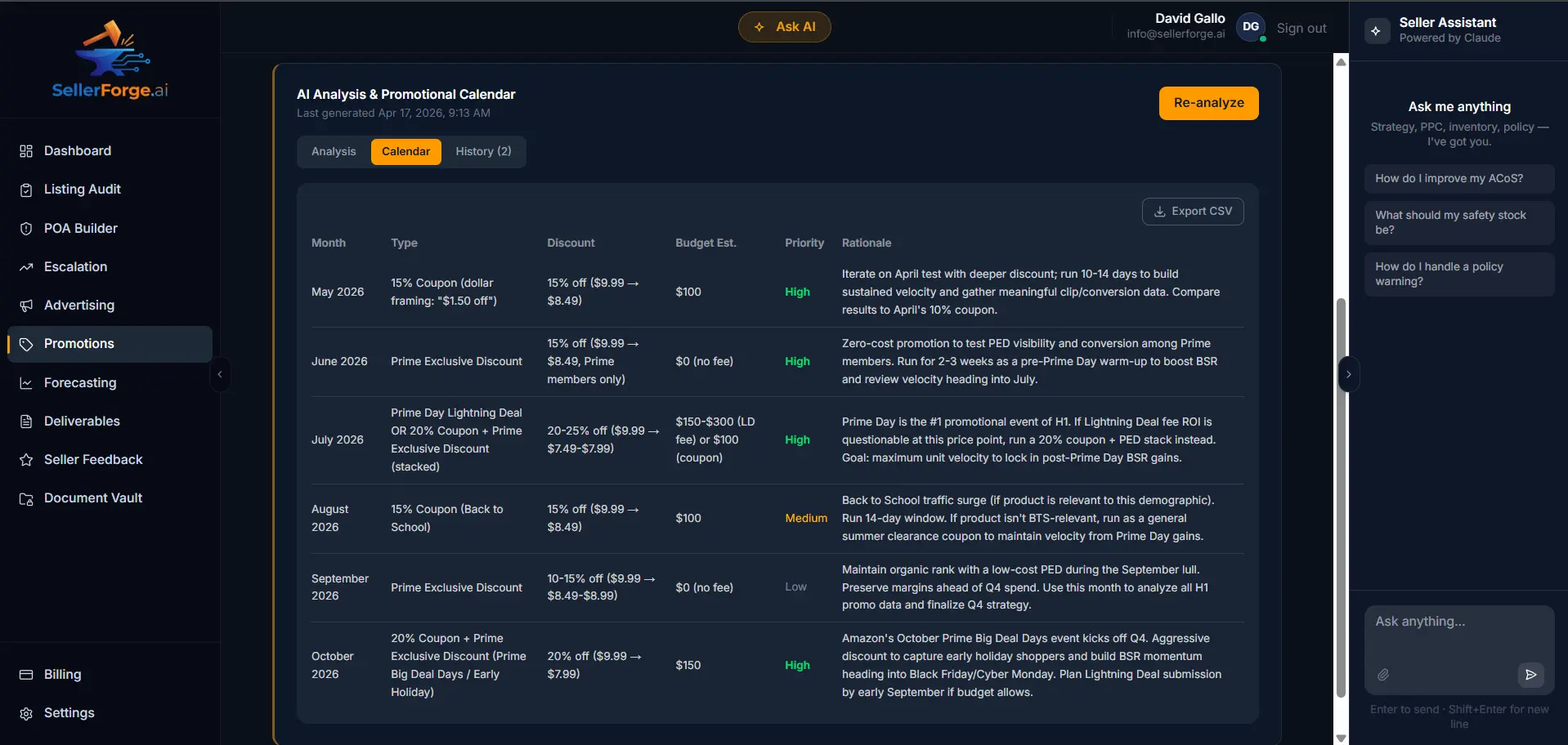 Screenshot 3 of SellerForge