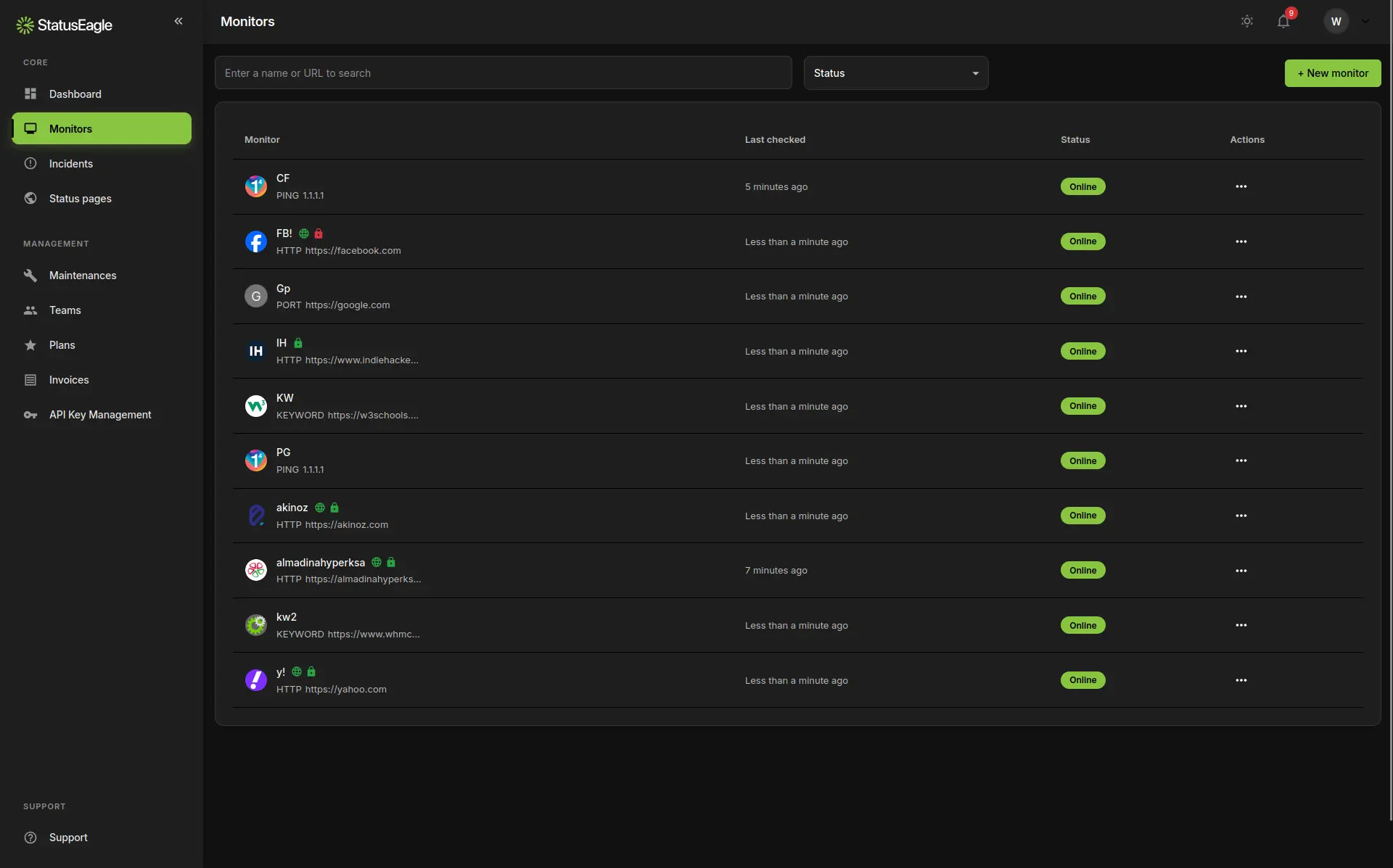 Screenshot 7 of StatusEagle