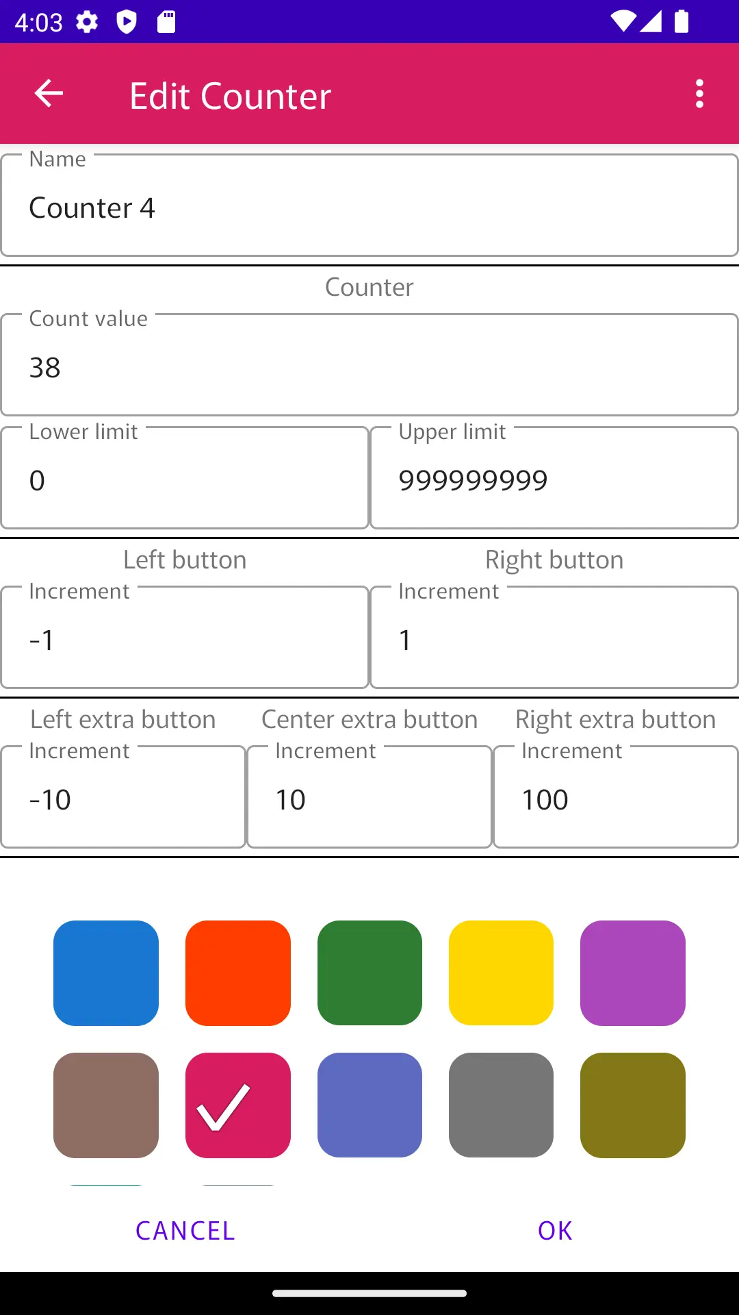 Screenshot 4 of Count Artisan Tally Counter