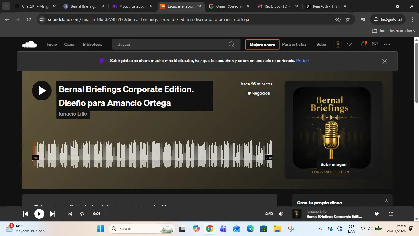 Screenshot 1 of Bernal Briefings: Corporate Edition