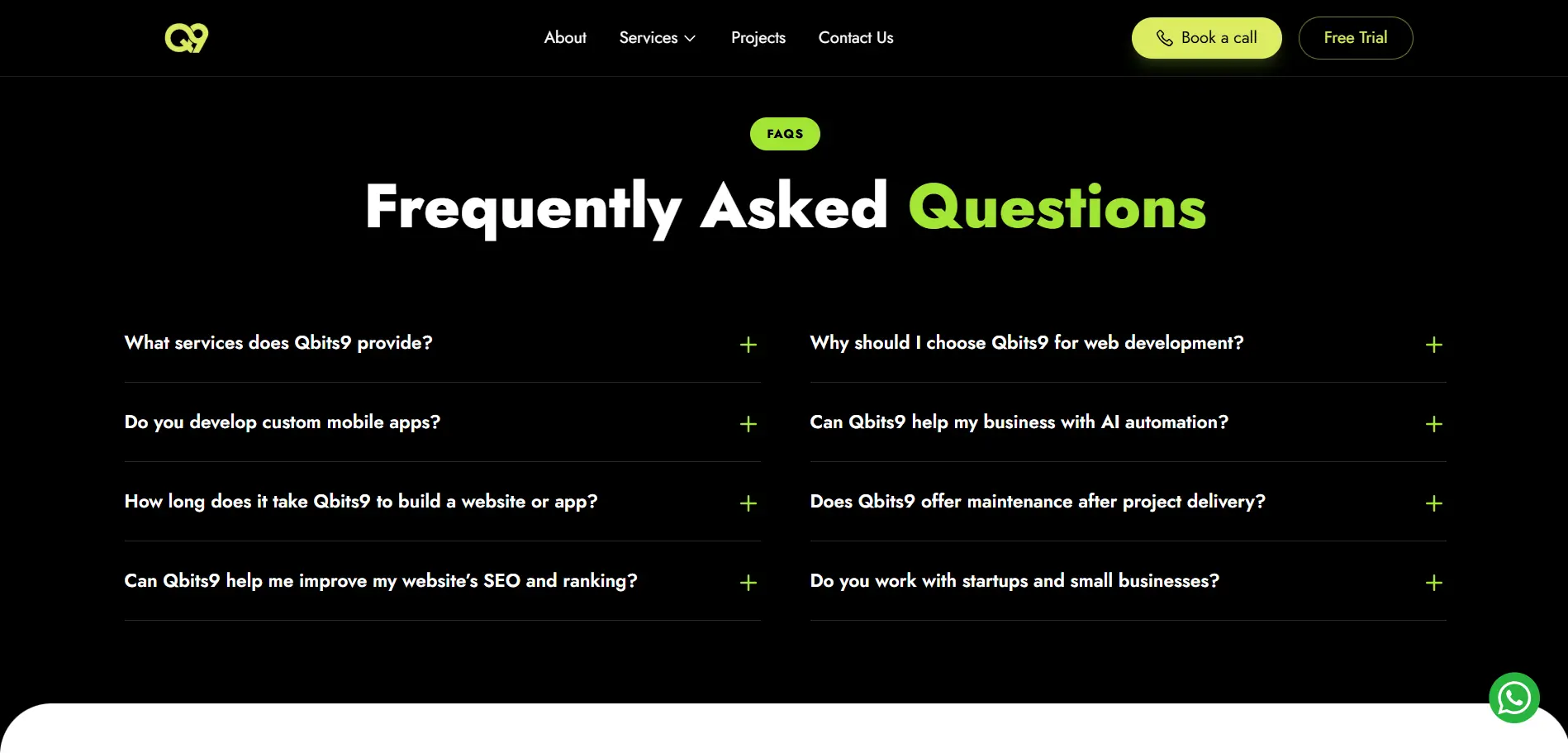 Screenshot 3 of QBits9 - Leading Technology Solutions