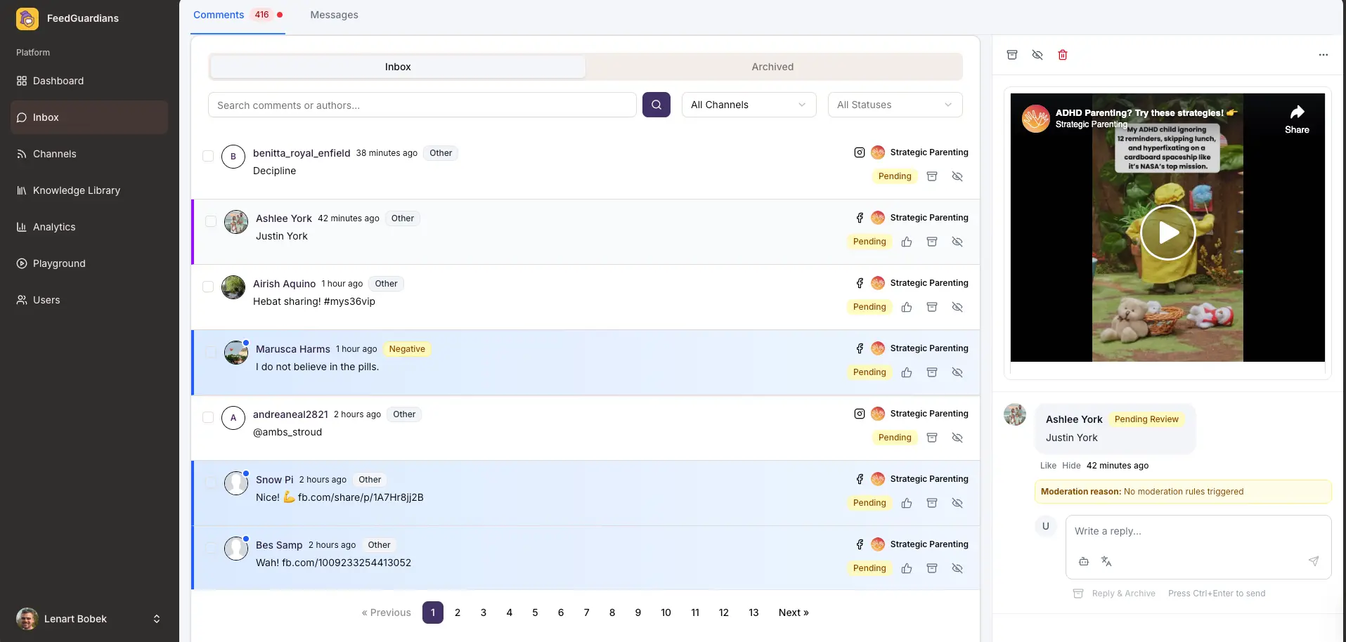Screenshot 4 of FeedGuardians