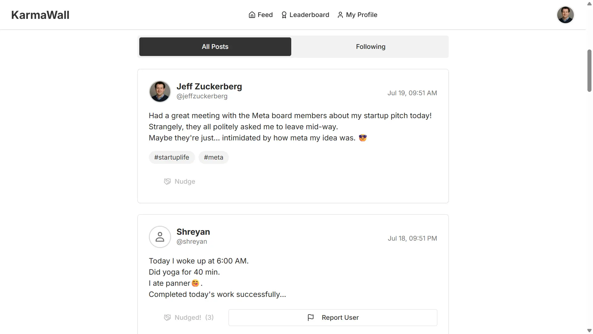 Screenshot 3 of KarmaWall