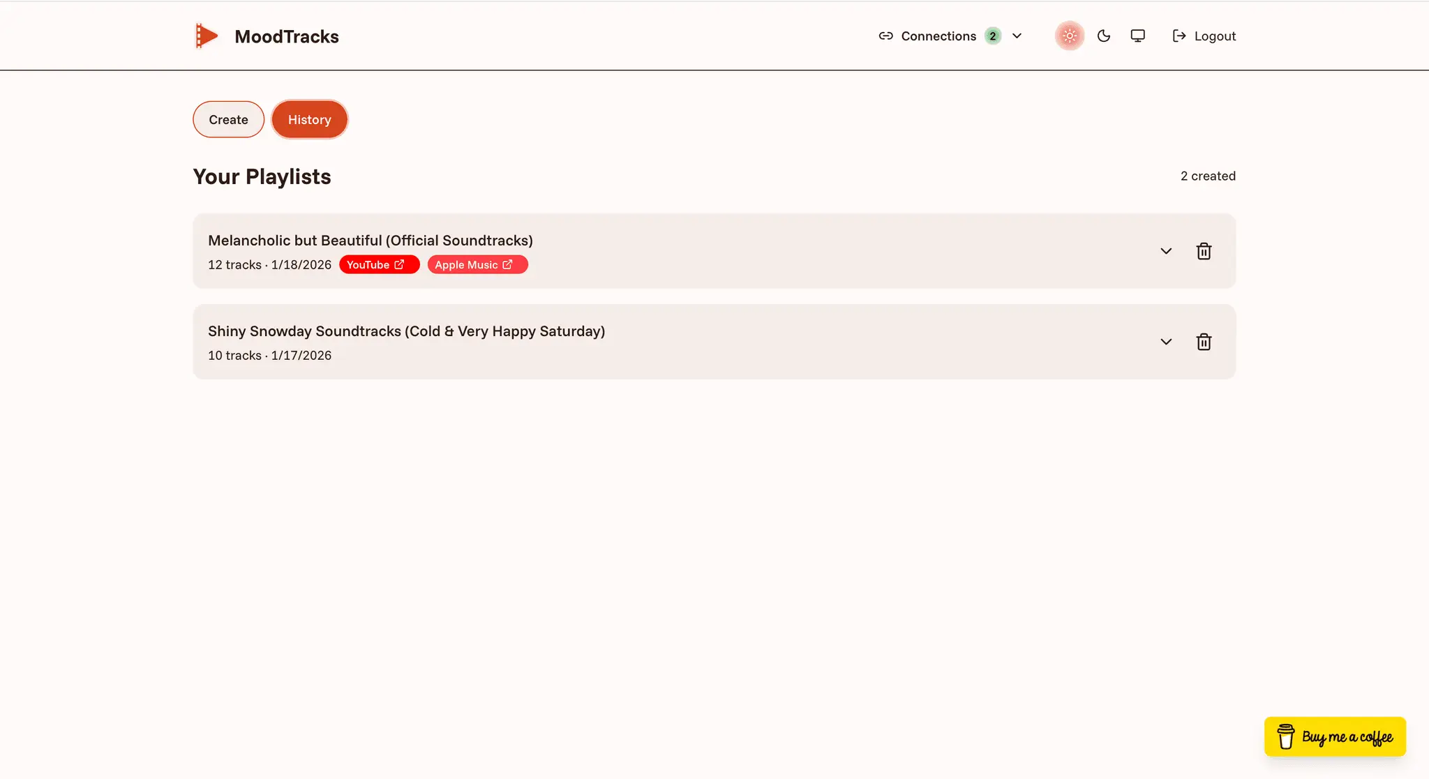Screenshot 4 of MoodTracks