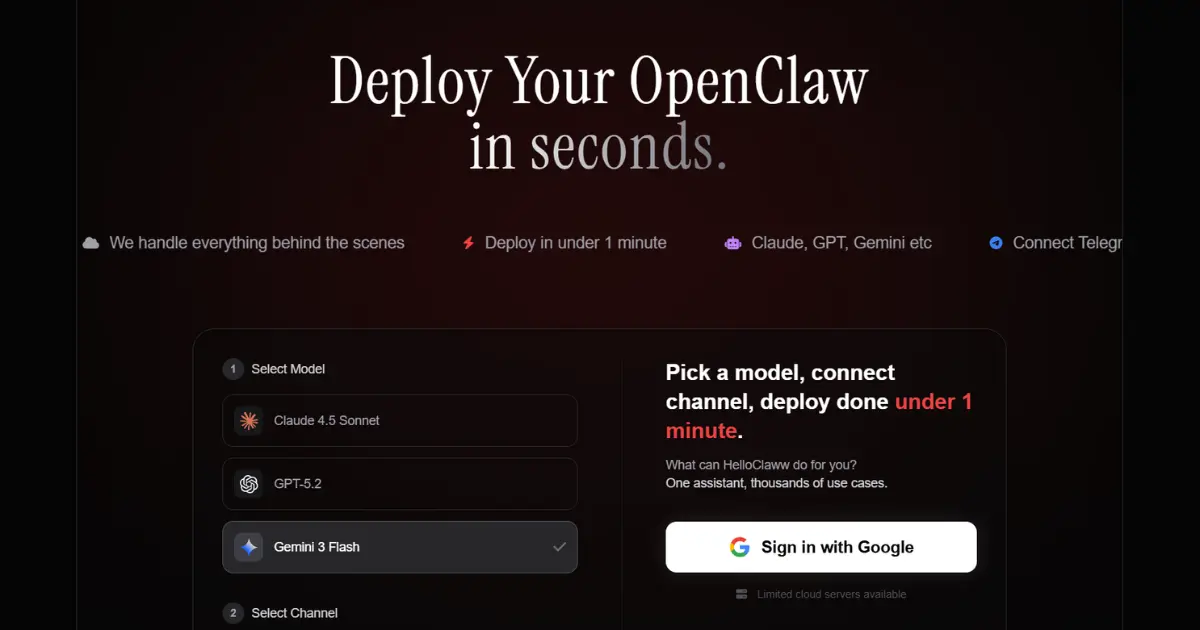 Screenshot 1 of HelloClaww