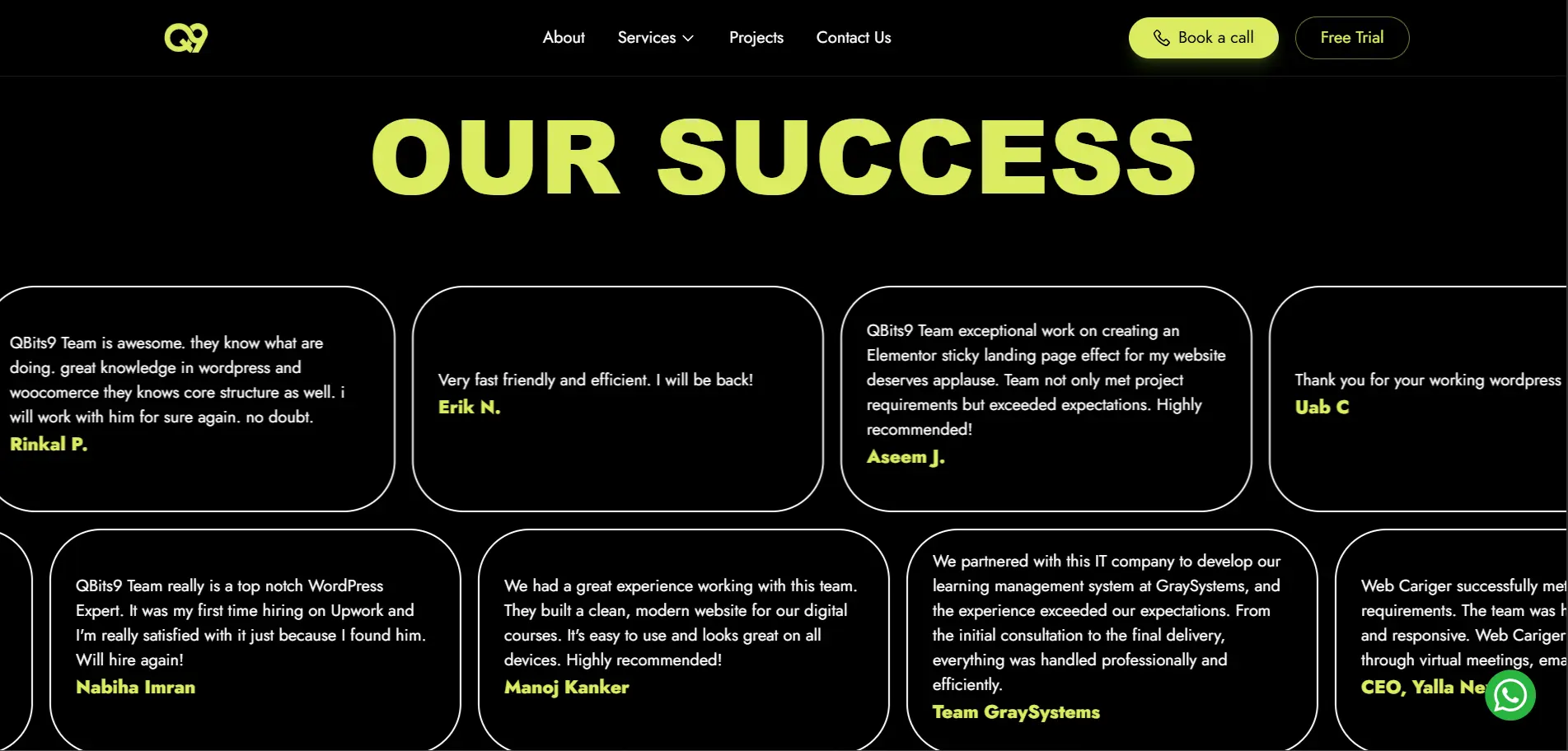 Screenshot 1 of QBits9 - Leading Technology Solutions