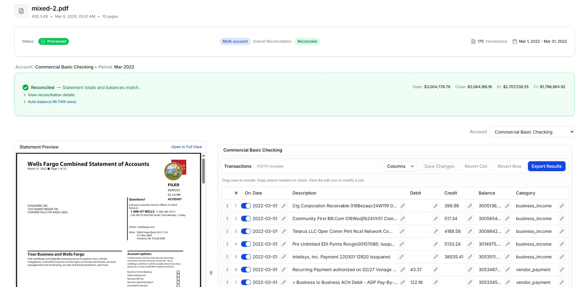 Screenshot 2 of Smart Bank Statement