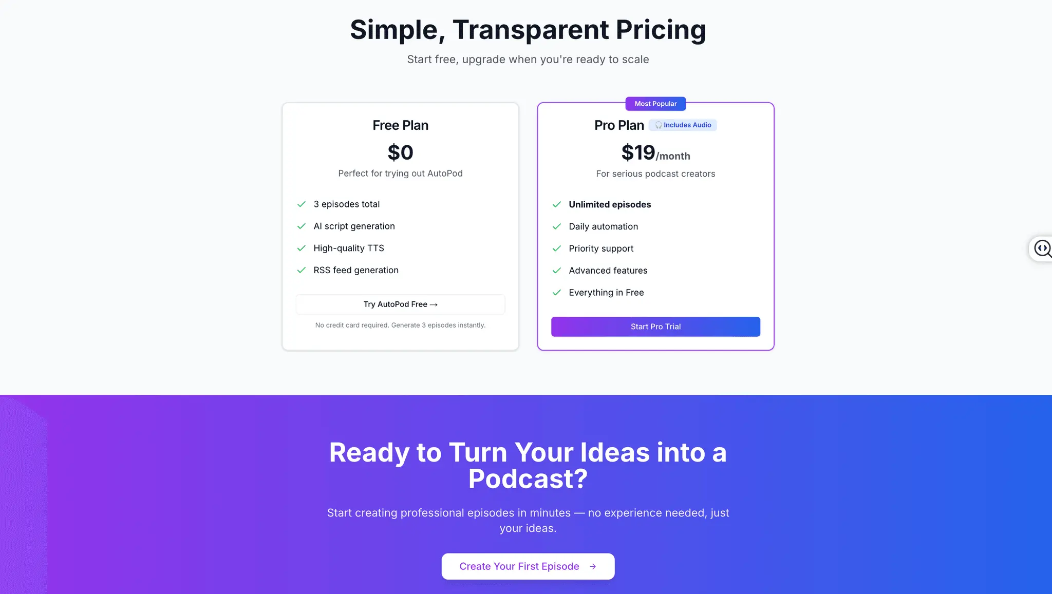 Screenshot 5 of AutoPod - AI Podcast Generator