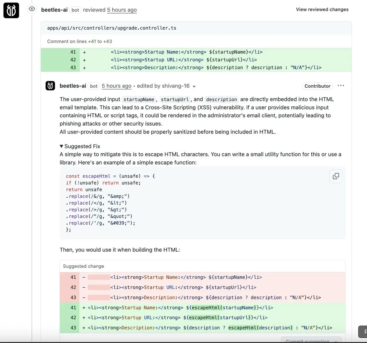 Screenshot 3 of Beetle | AI Code Reviewer