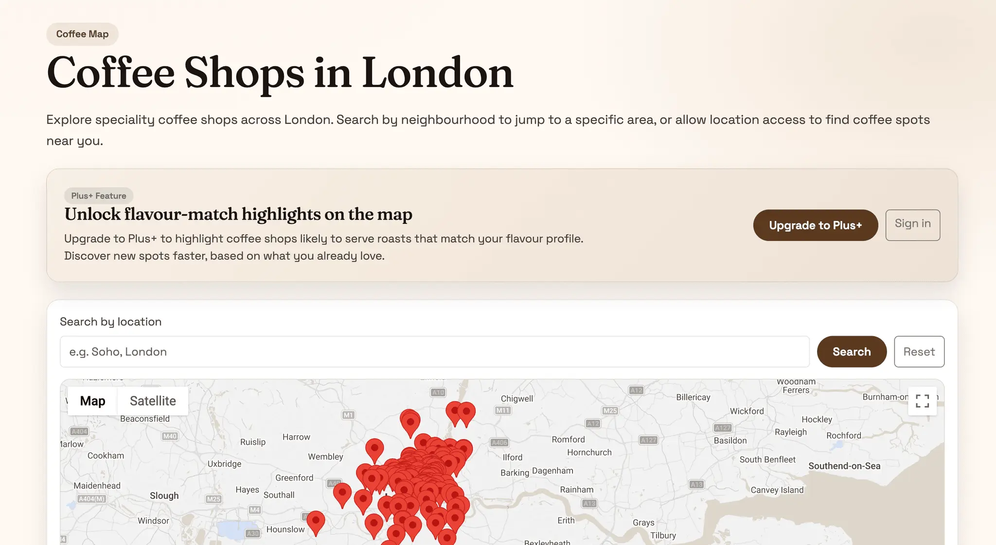 Screenshot 2 of Gourmet Coffee London