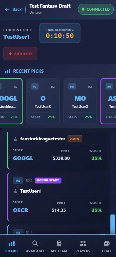 Screenshot 3 of Fantasy Stock League
