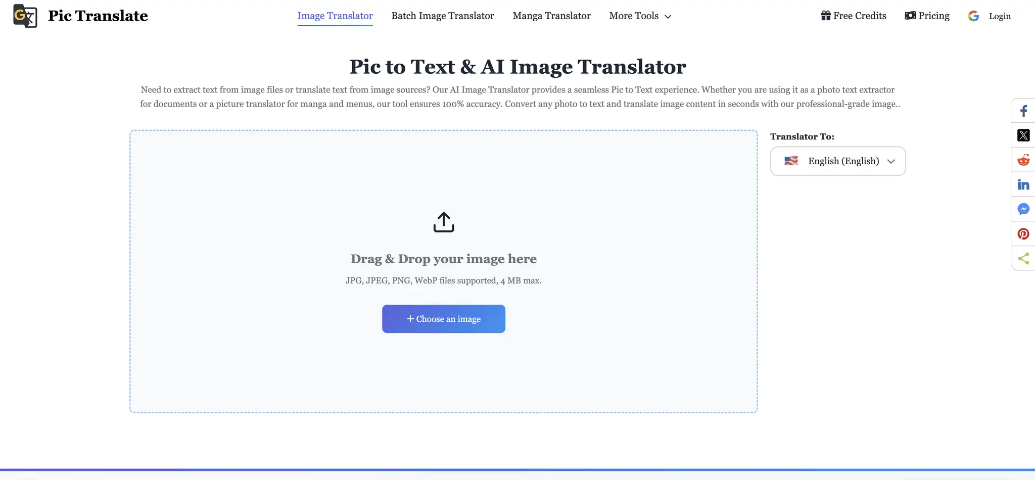 Screenshot 1 of PicTranslate