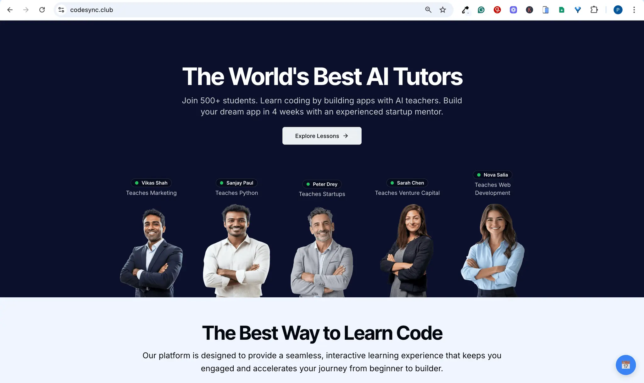 Screenshot 1 of Codesync Club